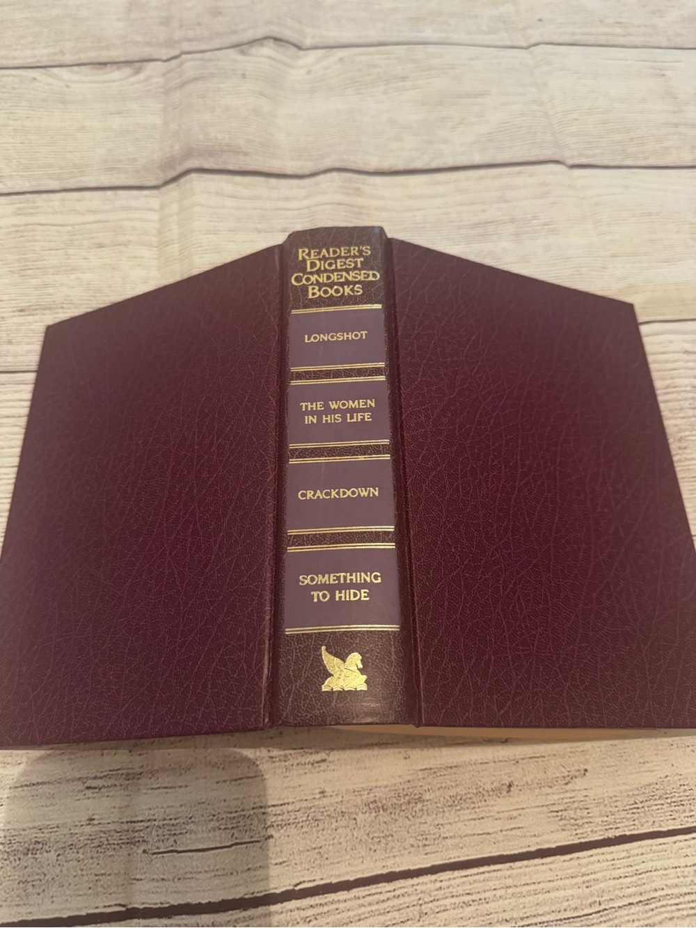1991 Vintage Reader's Digest Condensed Books - Burgundy Faux Leather Hardcover